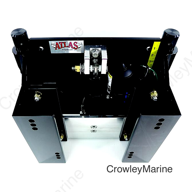T-H Marine Atlas 8" Hydraulic Jack Plate For Outboards Up to 300HP, Black
