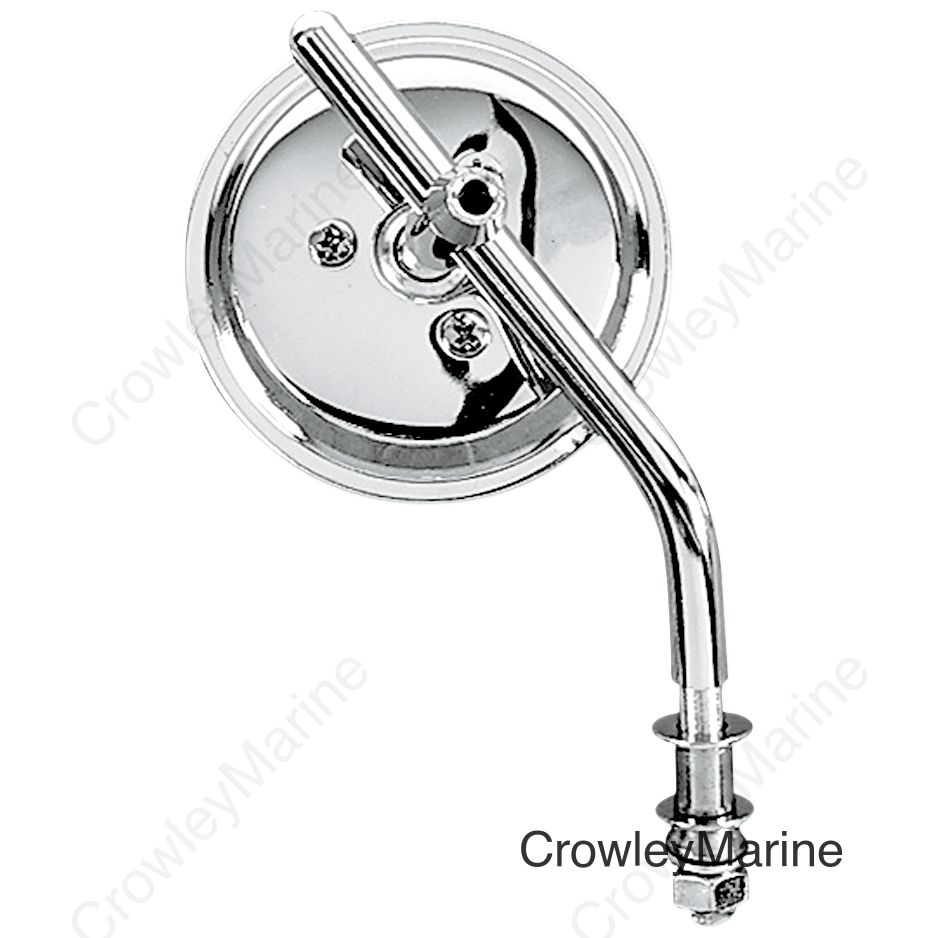 3"ROUND MIRROR ADJ STEM