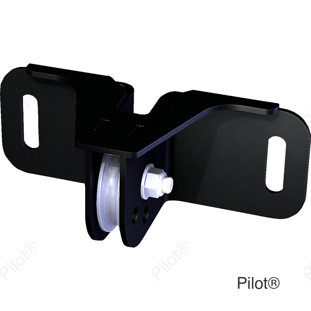 Plow Fairlead Pulley - Steel Cable - Wide 6.00" Bolt