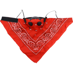 Bandana Dust Mask - Red thumbnail-3