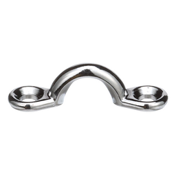 Seachoice Multi-Purpose Chrome-Plated Zinc 3/8 in. Eye Straps, Set of 4 thumbnail-0