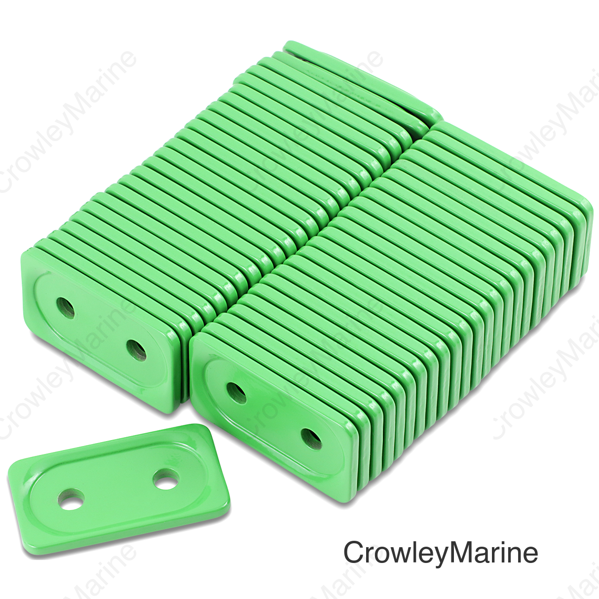 Support Plates - Green - Double - 48 Pack