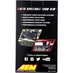 AEM 2.75 in Dryflow Air Filter with 9 in Element thumbnail-5