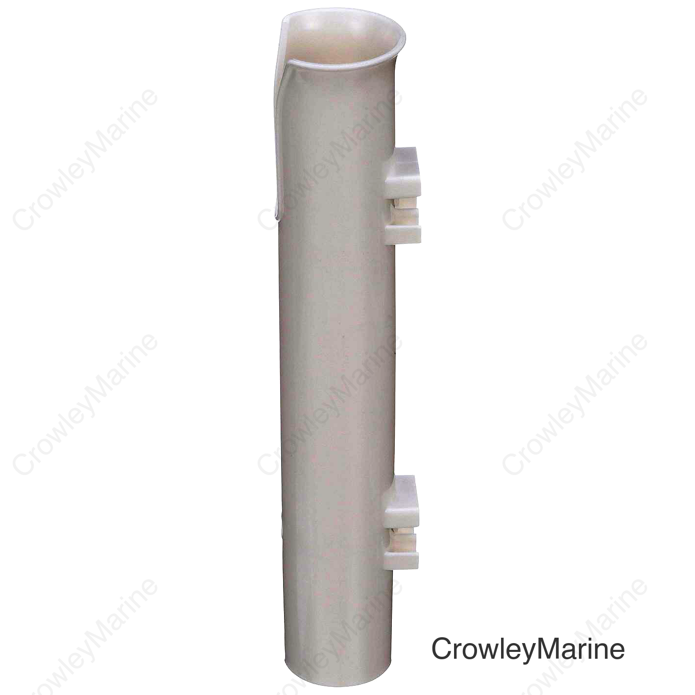 Seachoice Side Mount Rod Holder, Single, PVC, White