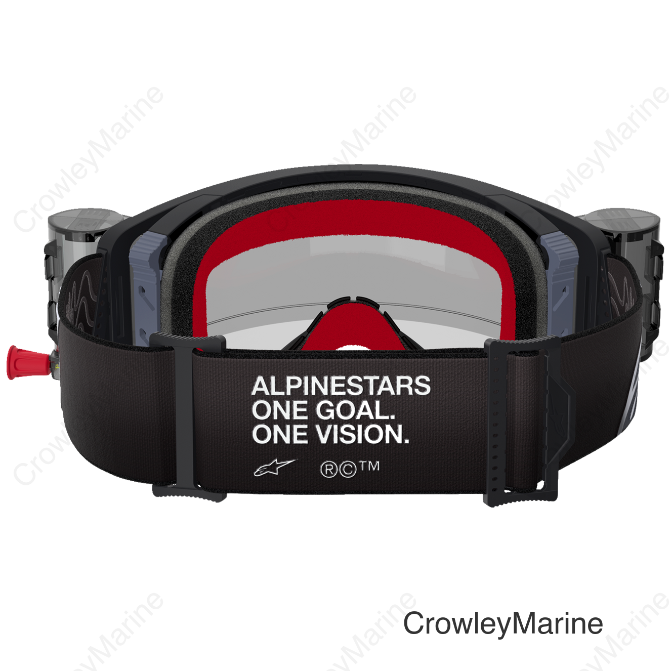Supertech Roll-Off Goggle - Corp - Black/Gray - Clear