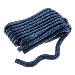Seachoice Double-Braid Nylon Dock Line w/ Eye Splice, Pre-Shrunk, Heat Stabilized, 5/8 In. X 25 Ft., Navy Blue thumbnail-2