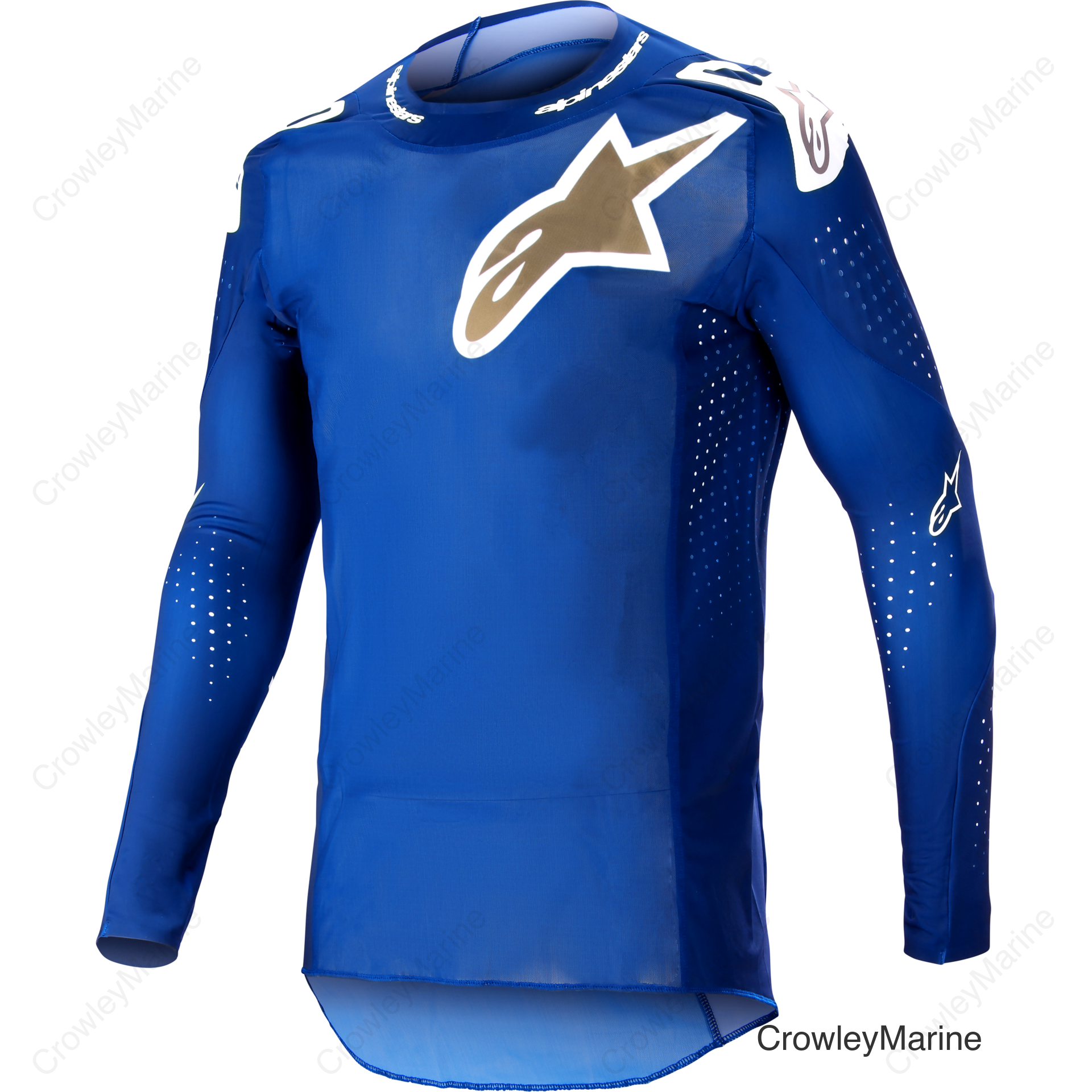 SUPERTECH BRUIN JERSEY BLUE/BRUSHED GOLD 2X