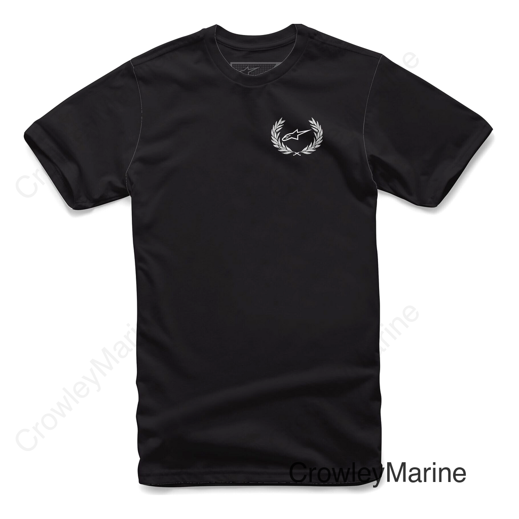 WREATH TEE BLACK LG