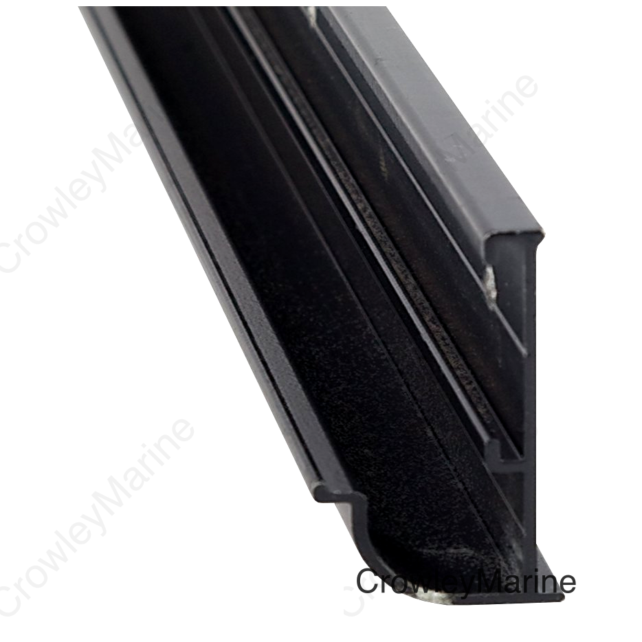 GUTTER RAIL  BLK 8'  @5