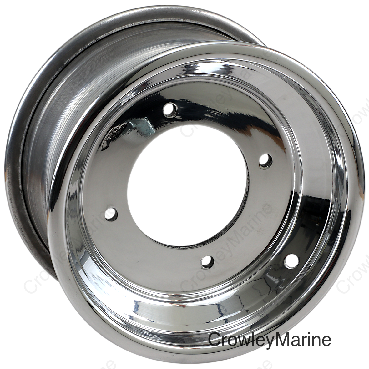 Rolled-Lip Spun Wheel - Front - 10x5 - 4/144 - 3+2