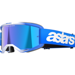 Vision 5 Goggle - Blaze - Blue - Blue Mirror thumbnail-2