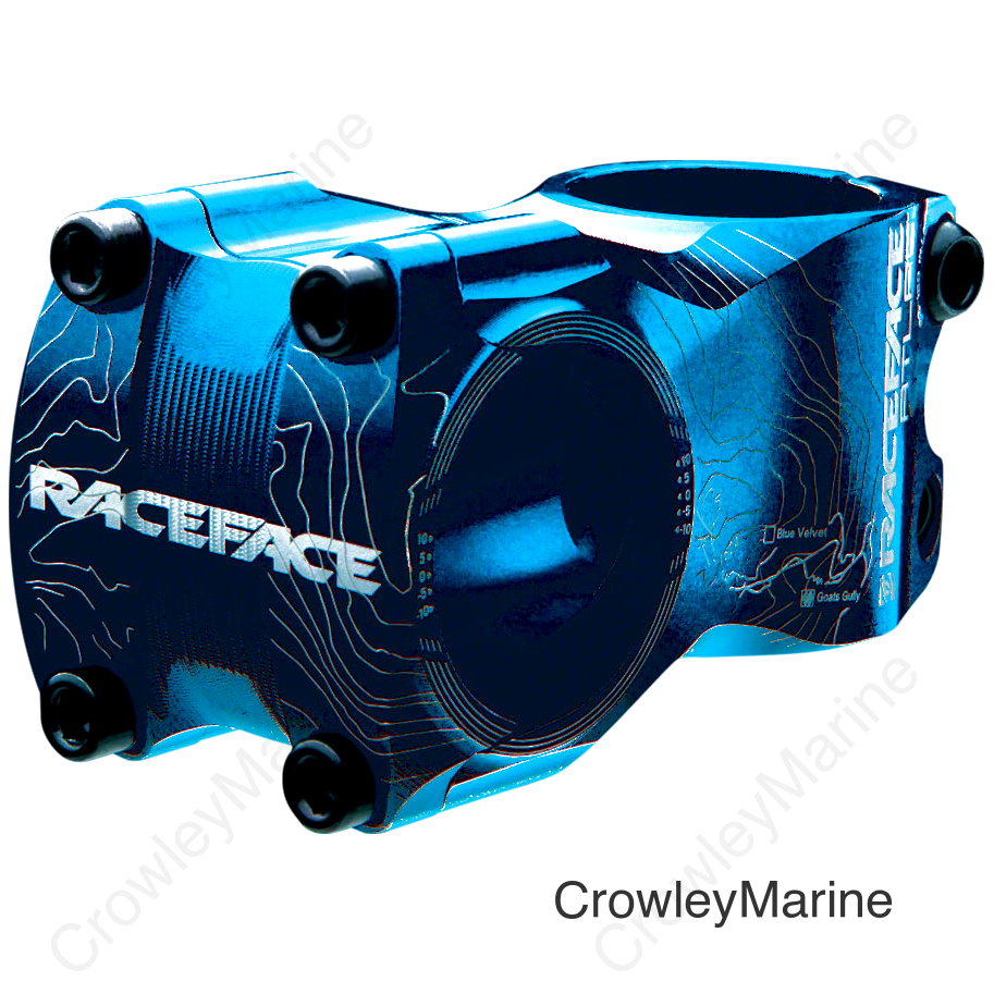 RaceFace Atlas Stem - 65mm 31.8 Clamp +/-0 1 1/8 Aluminum Blue
