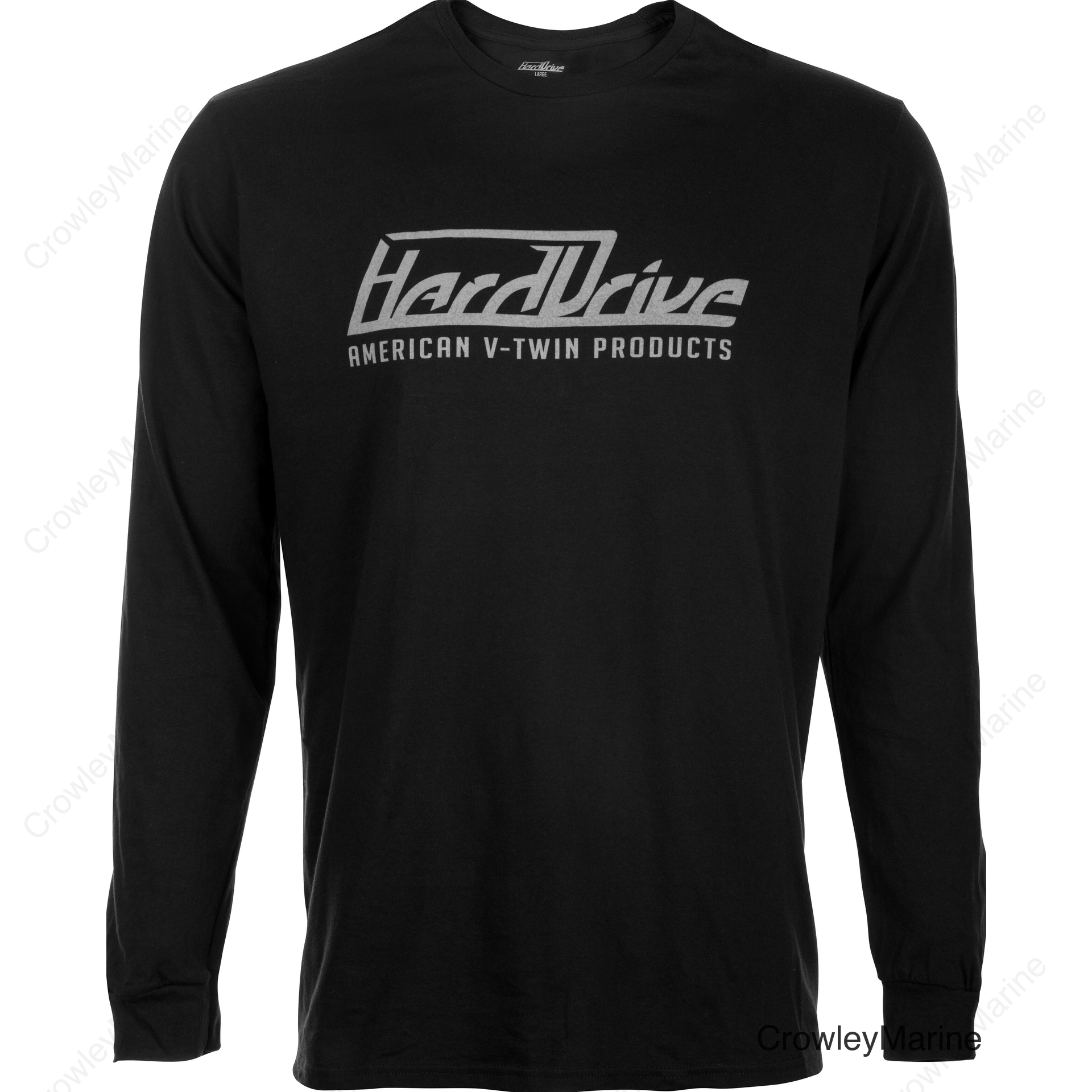 HARDDRIVE LONG SLEEVE TEE BLACK/GREY MD