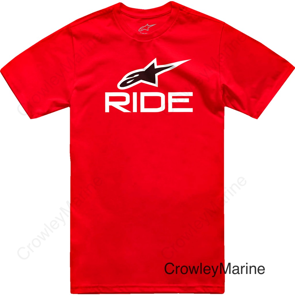 Ride 4.0 T-Shirt - Red/White/Black - Large