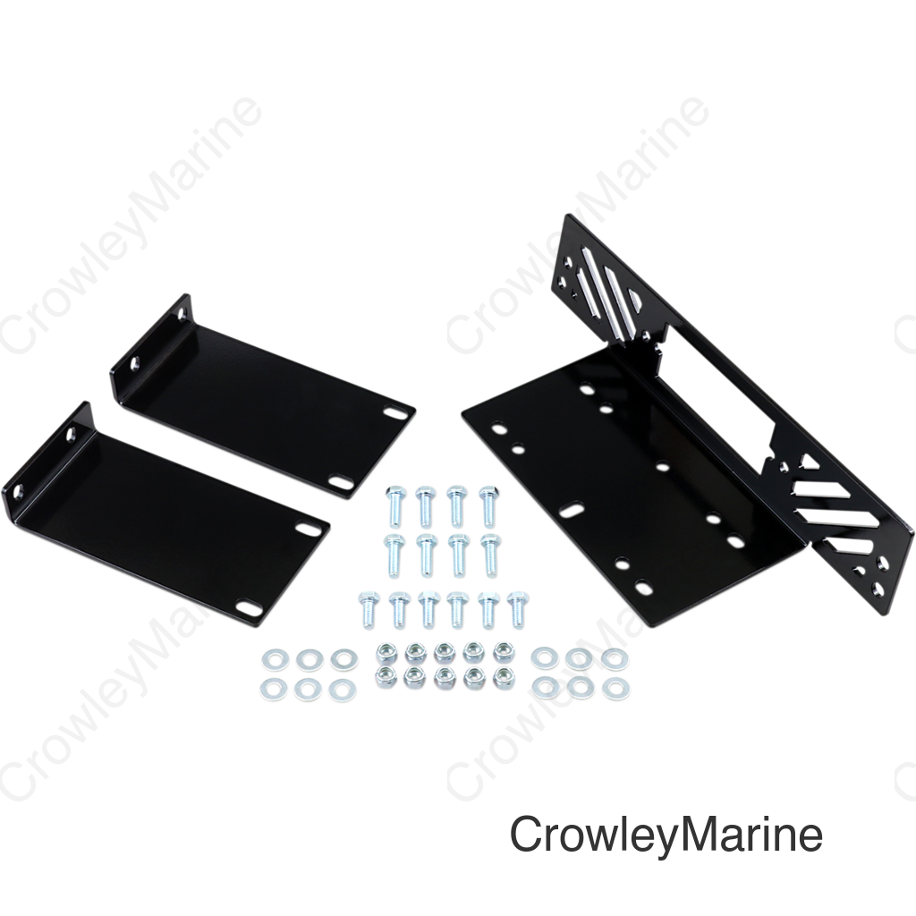 WINCH MOUNT MUD UTV POL