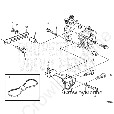 Bracket(V2) - Volvo Penta (20460895)