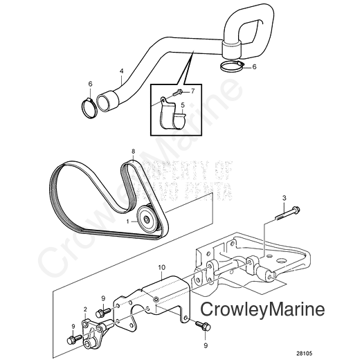 Return Hose(V2) - Volvo Penta (21268651)