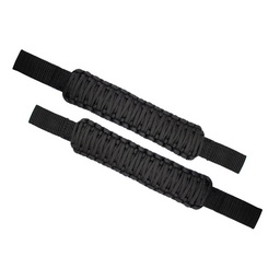 Fishbone Offroad Head Rest Paracord Grab Handles - Black thumbnail-0
