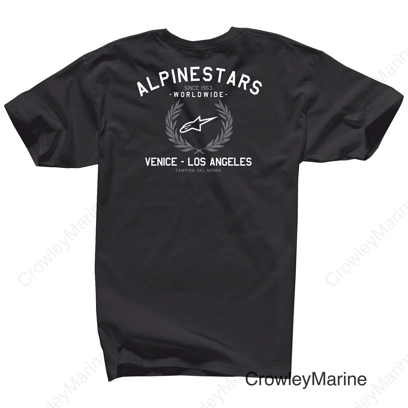 Wreath T-Shirt - Black - 2XL