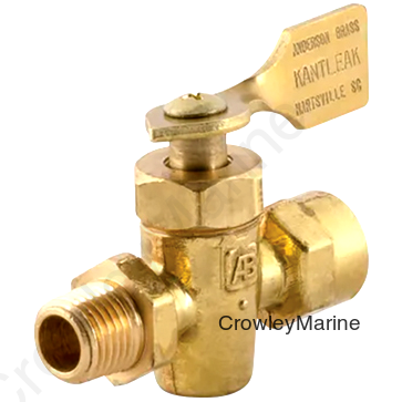 SHUT OFF VALVE BRASS 1/4" ML/FM