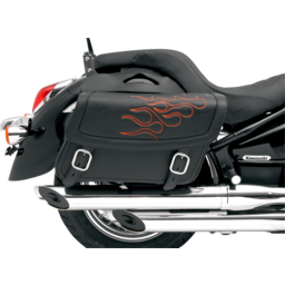 Flame Saddlebag - Orange - Large thumbnail-0