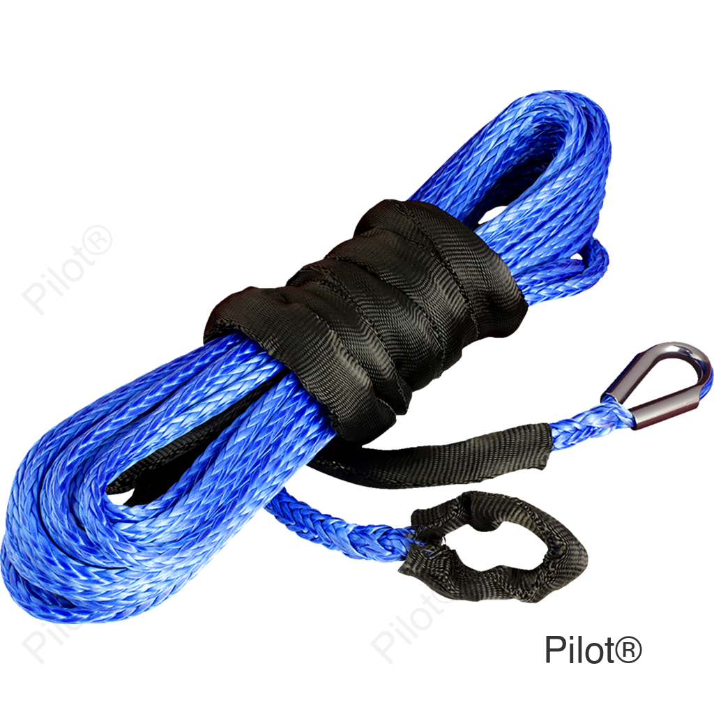 Winch Rope Extension - Synthetic - Blue - 1/4" x 50'