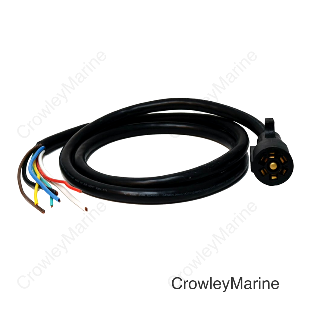 7WAY 6' TRAILER CORD