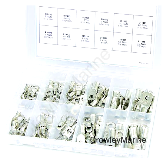 Ancor 255101 Marine Grade® Battery Lug 100-Pc Kit