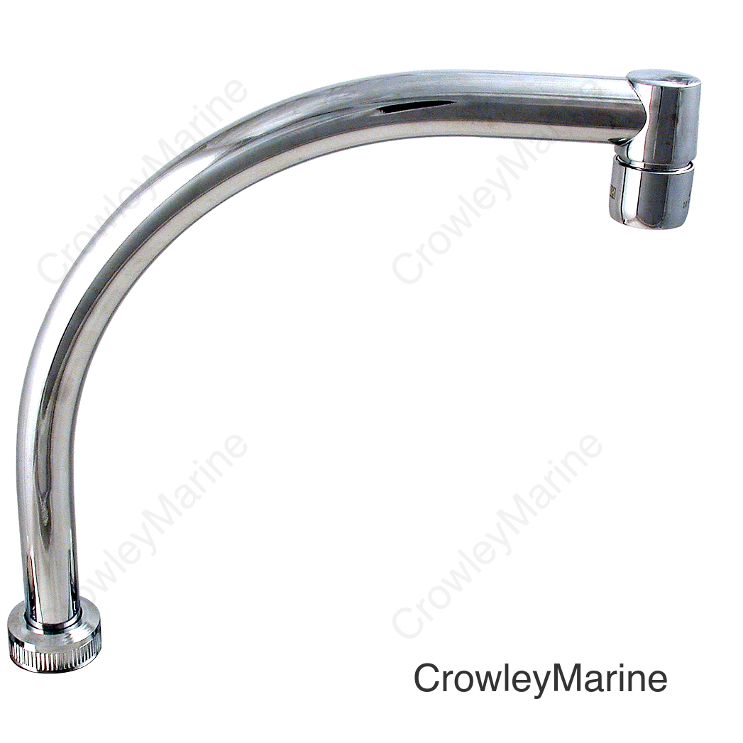 SPOUT 8 HI ARC  CH  MTL