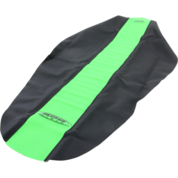Pleated Seat Cover - Green Top/Black Sides thumbnail-0