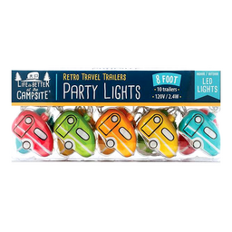 Camco RV 42652 Retro Travel Trailer LED Party Lights (Includes 10 LED Lights & Connector) thumbnail-1
