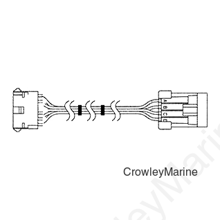 10' REMOTE HARNESS 5 WIRE 8PIN