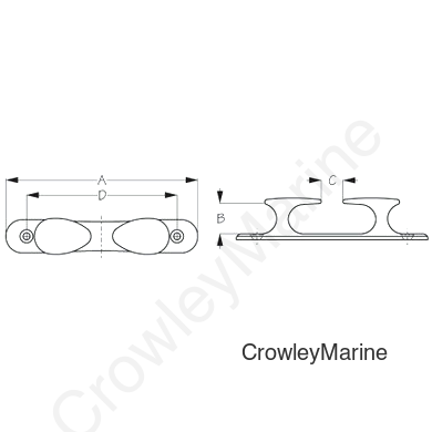 Stainless Steel Heavy Duty CHOCK 9-1/4" (060323)