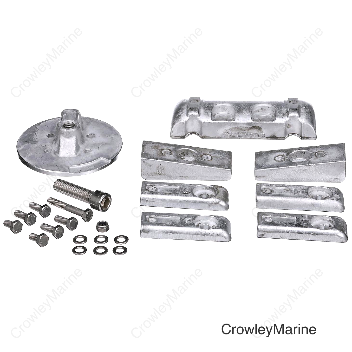 Seachoice Anode Kit, Mercruiser Bravo III (2004-Present), Aluminum, Cadmium-Free, Environmentally Friendly