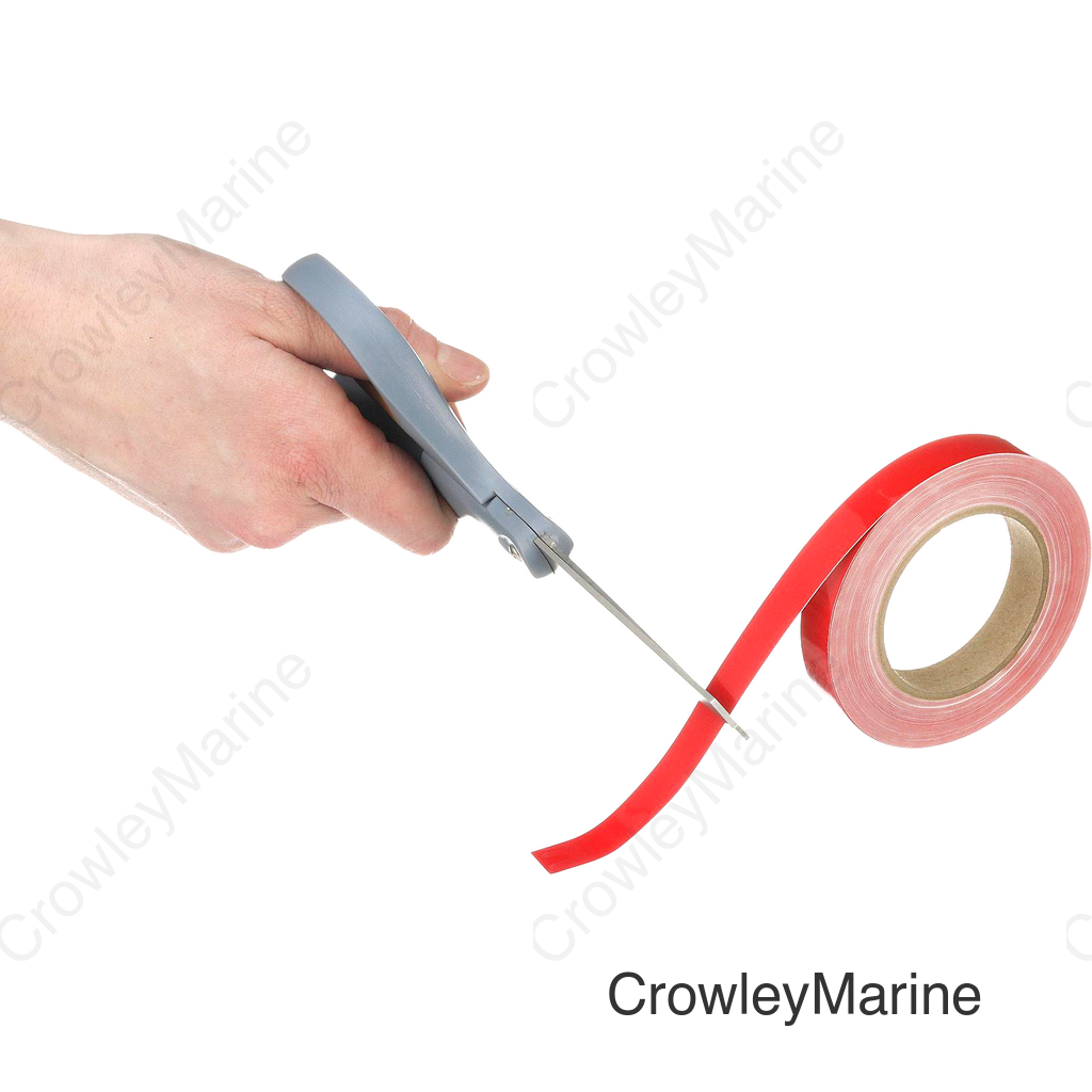 Seachoice Self-Adhesive Boat Striping Tape, 3 Mil Vinyl, 3/4 in. X 50 Ft., Red