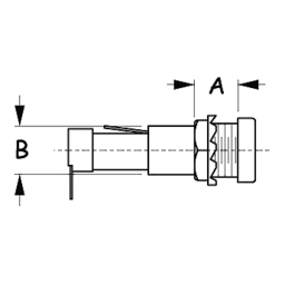 ROUND FUSE HOLDER W/FLUSH CAP thumbnail-0