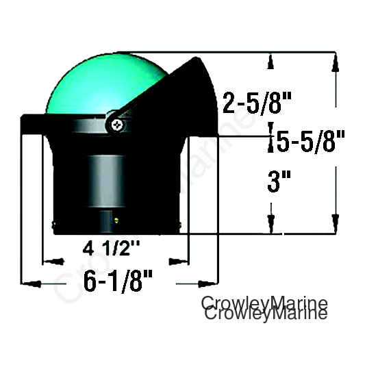 NAVIGATOR COMPASS-FLSH/MNT BL