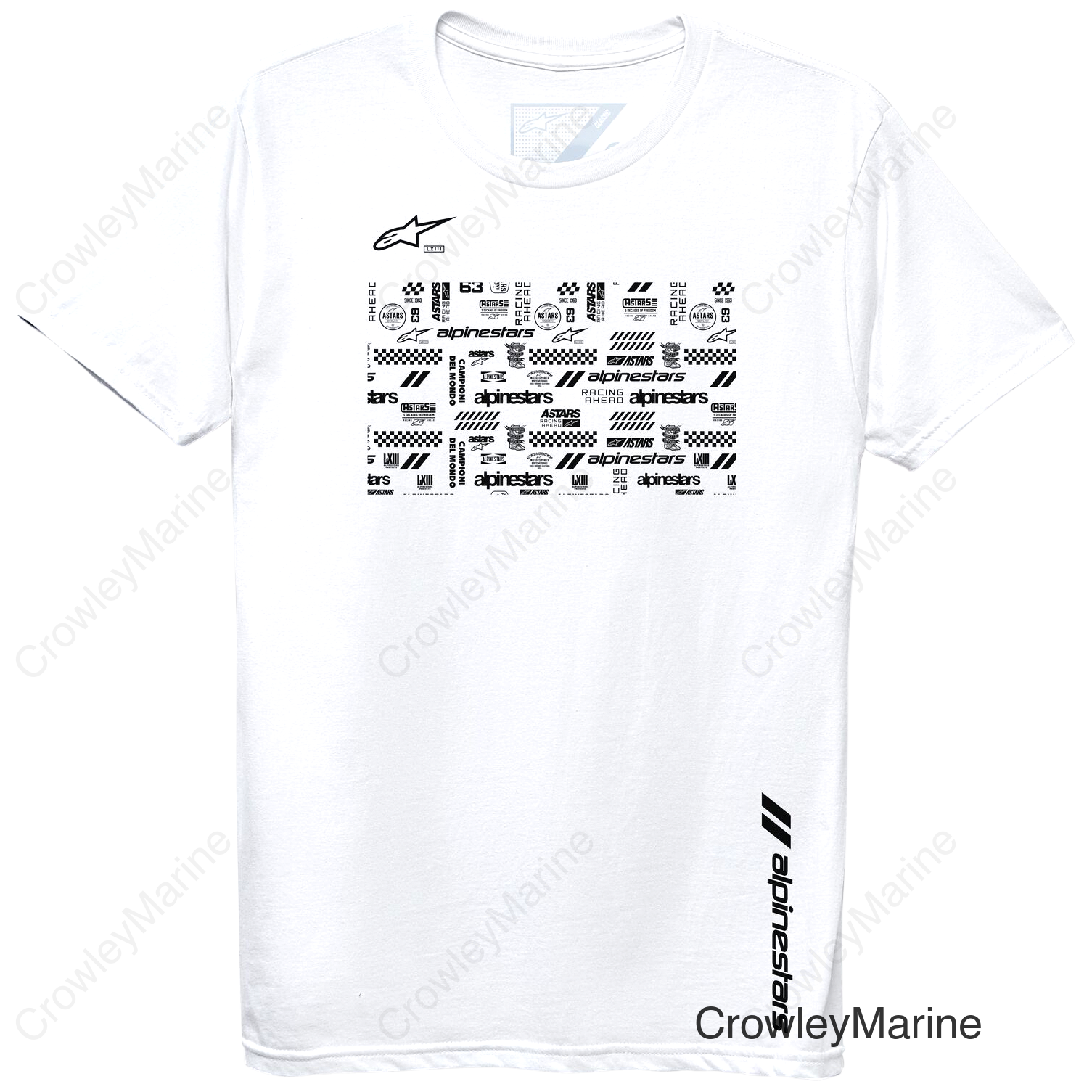 CHAOTIC TEE WHITE MD
