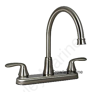 Valterra Phoenix Two Handle 8" Hi-Arc Hybrid RV Bathroom Lavatory Faucet