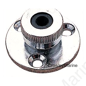 Chrome Brass Cable Outlet, 3/8"