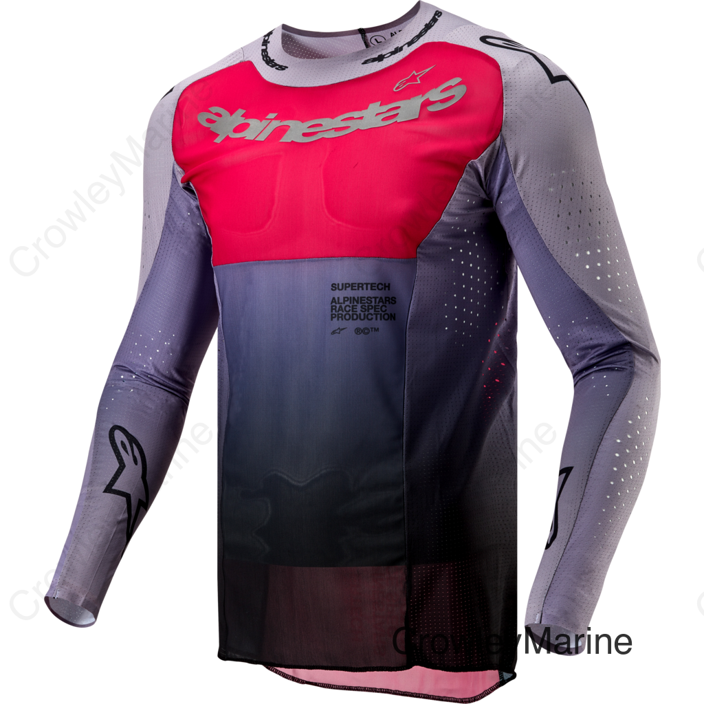 SUPERTECH DADE JERSEY IRON/RED BERRY 2X