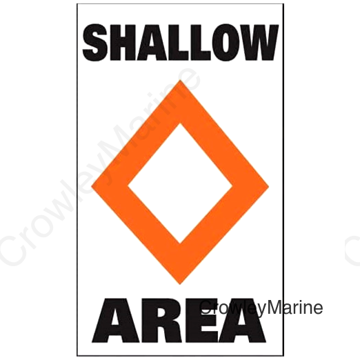 SURMARK LABEL- SHALLOW AREA (46171)