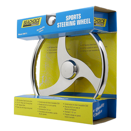 Seachoice 13-1/2 In. Stainless Steel Steering Wheel w/ Knob thumbnail-2