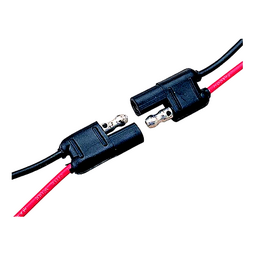 2 Wire Polarized Connector w/Leads thumbnail-1