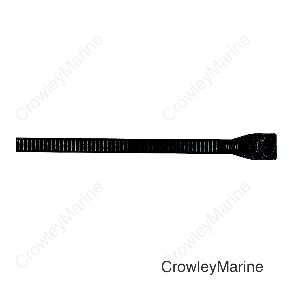 4" Nylon Standard Cable Tie, 100 Pcs. Black