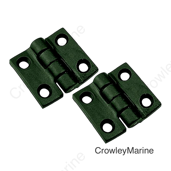 BUTT HINGE NYLON BK 1-1/2" (2PK)