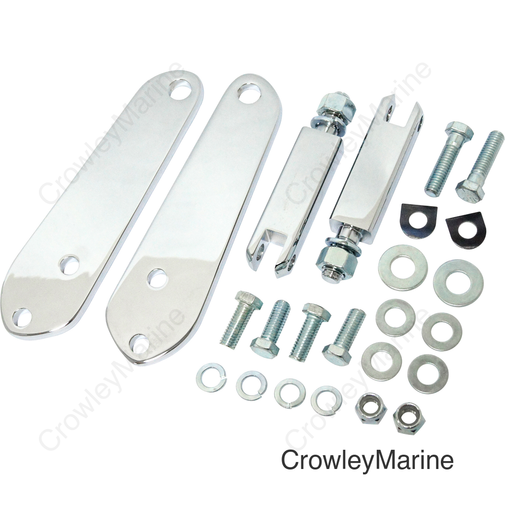 HIGHWAY PEG MOUNT CHROME 3-3/8" DYNA