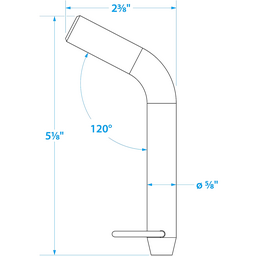 Seachoice Hitch Pin, 5/8 in., Trailer Receiver Clip Included thumbnail-4