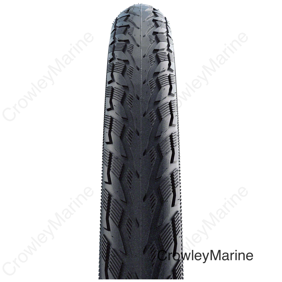 Schwalbe Delta Cruiser Plus Tire - 26 x 1-3/8 Clincher Wire Black/Reflective Active Line PunctureGuard Green Compound E-25