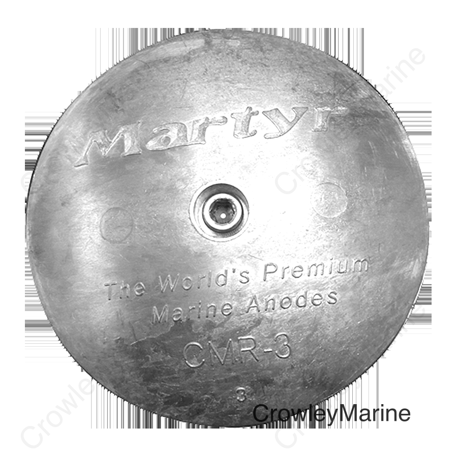 RUDDER ANODE 5" ZINC